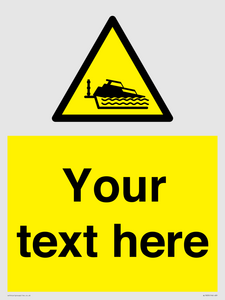 Custom warning grounding cruiser on lock cill